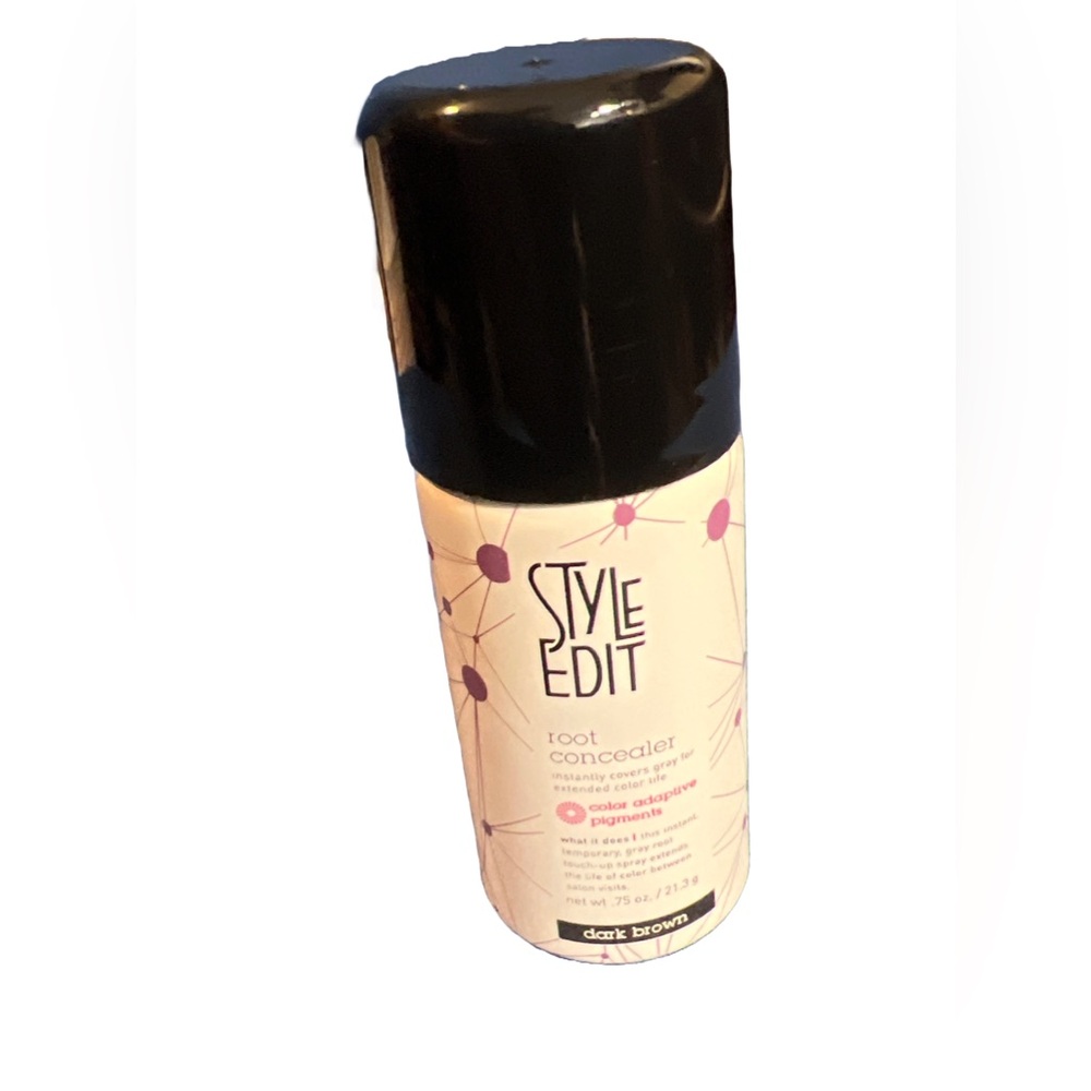 Style Edit Root Concealer Touch Up Spray, Dark Brown, Travel Size 21.3g